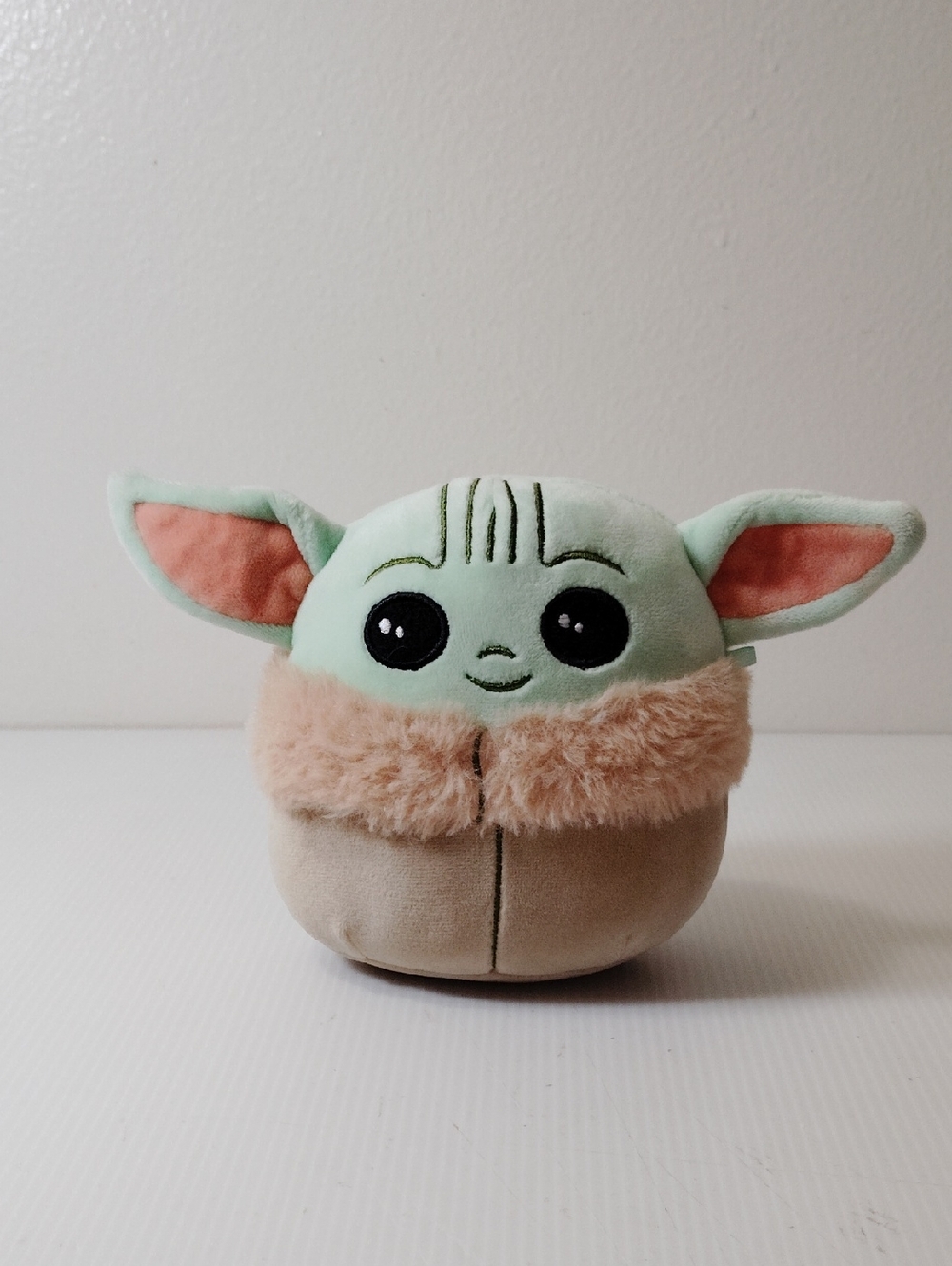 Star Wars Baby Grogu Plush - Mint Green & Beige